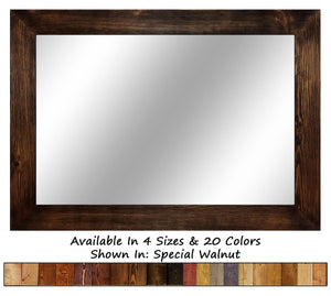 Wood Framed Bathroom Mirrors in USA