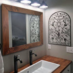 Shiplap Reclaimed Wood Mirror Red Oak4