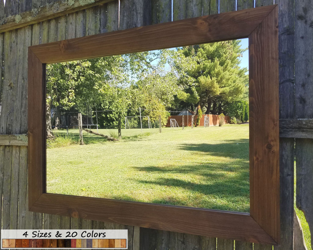Shiplap Wood Frame Mirror in USA

