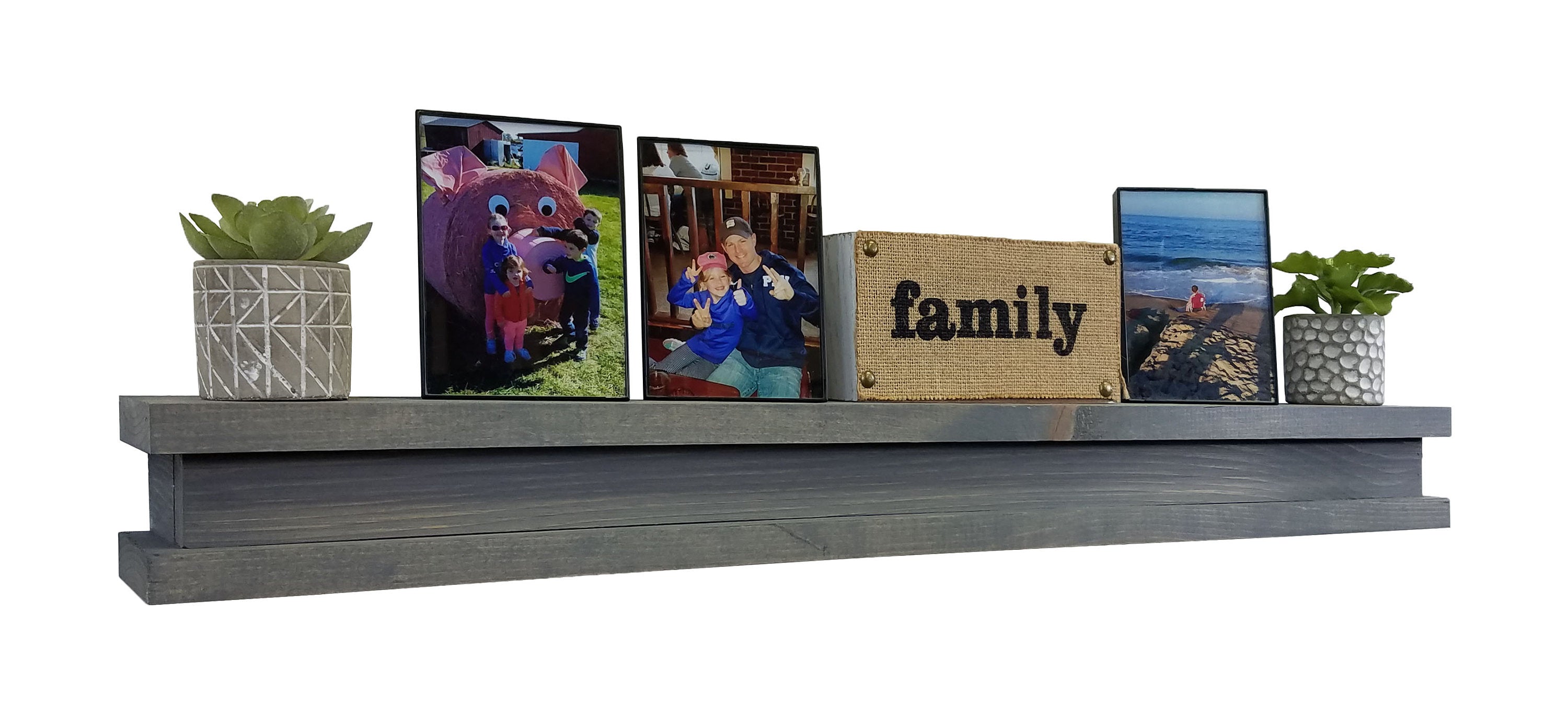 Shiplap Wood Floating Shelf, Display Shelf - Renewed Decor & Storage