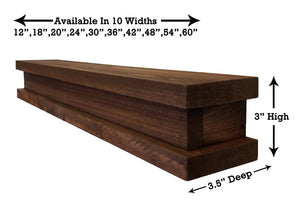 Shiplap Wood Floating Shelf, Display Shelf - Renewed Decor & Storage
