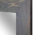 Shiplap Wood Frame Wall Mirror 20 Stain Colors New Classic Gray