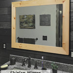 Shiplap mirror - Wood Stain colors