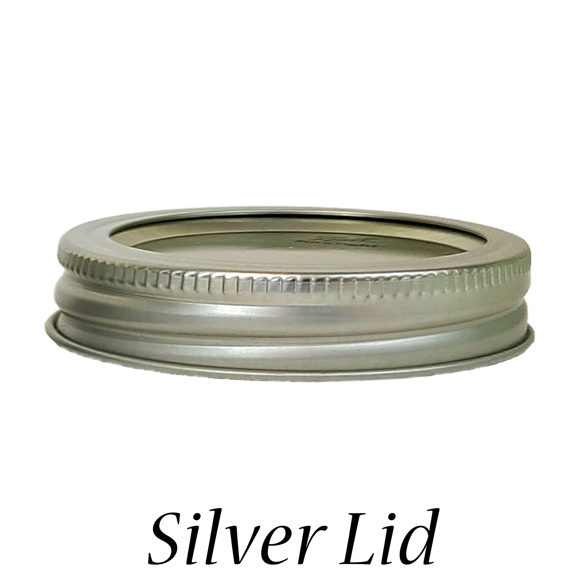 Mason Jar Silver Lid