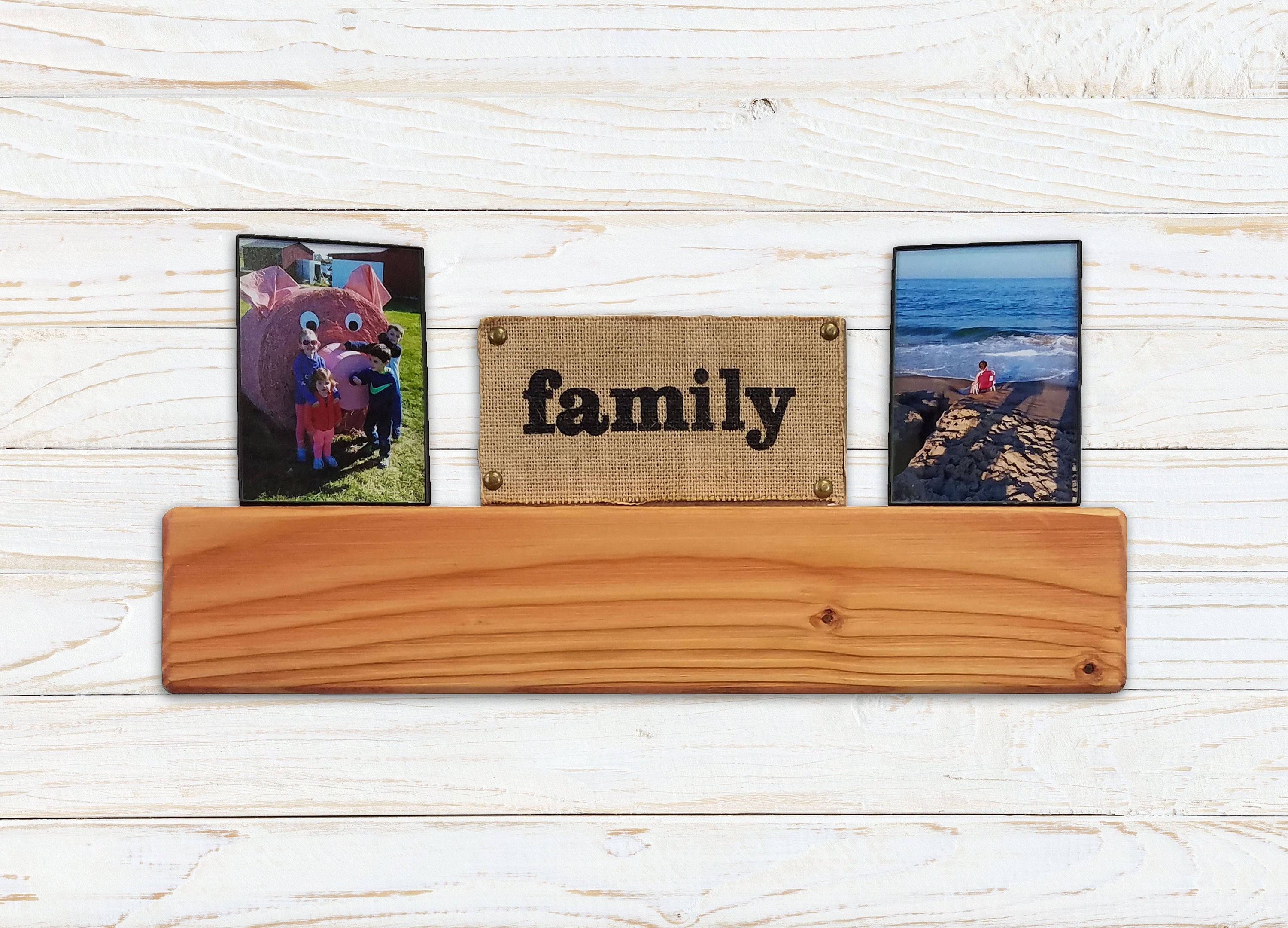 Square Beam Solid Wood Floating Shelves - Renewed Decor & Storage