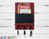 Chalkboard Front Sydney Mail Slot with Hooks, 20 Paint Colors, Lane of Lenore