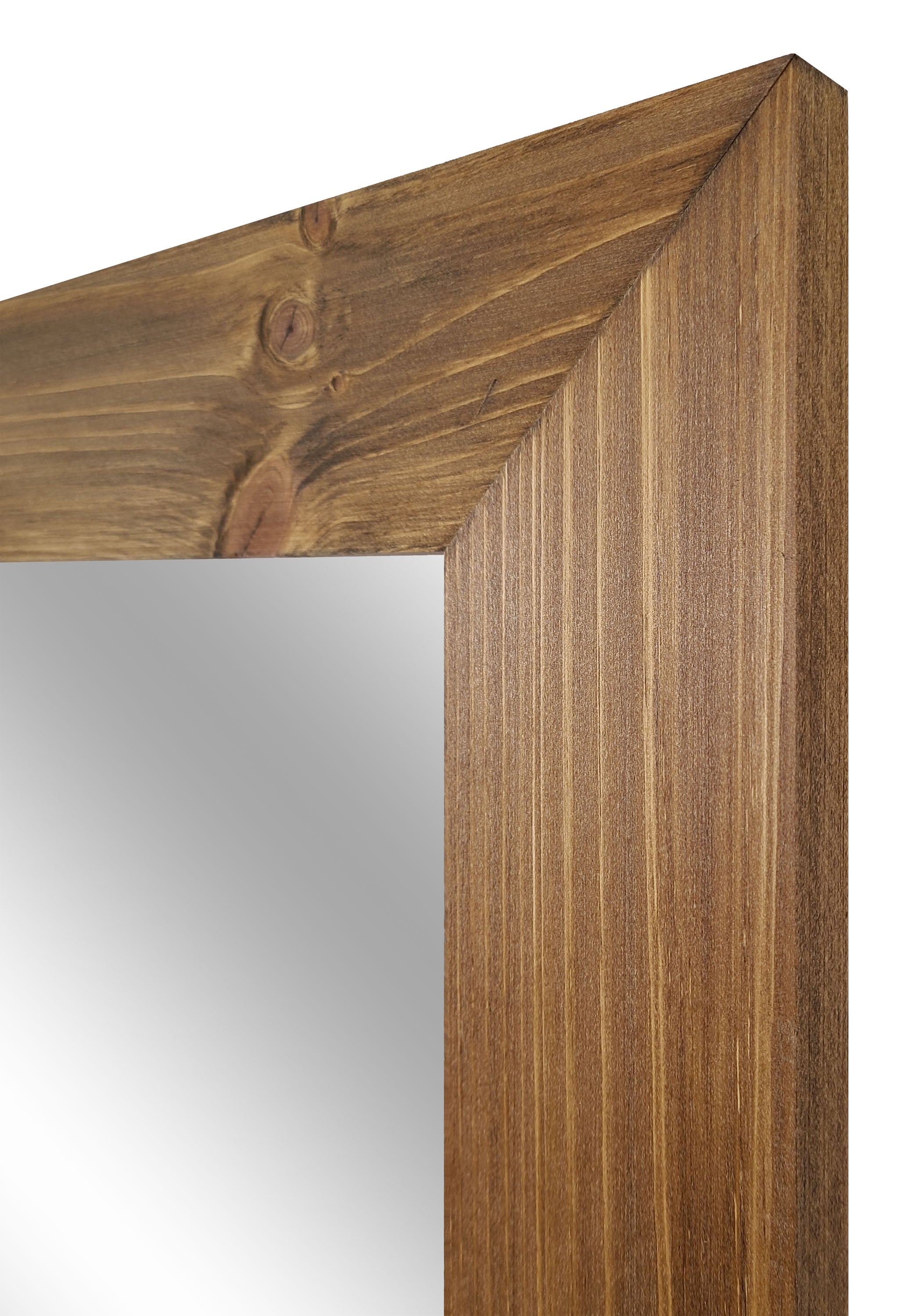 Wood Framed Mirror, 20 Stain Colors - Shown In Provincial
