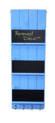 Chalkboard Front Horsham Magazine and Folder Organizer, 20 Paint Colors, Shown in Baby Boy Blue