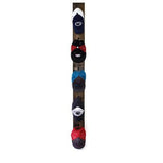Countryside Vertical Hat Rack, Jacobean Stain & Oiled Bronze Single Hooks