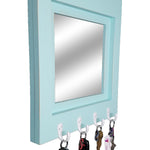 Quakertown Farmhouse Mirror With Hooks, 20 Paint Colors - Renewed Decor & Storage