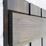 Board & Batten Shutters - 20 Stain Colors, Shown in Classic Gray