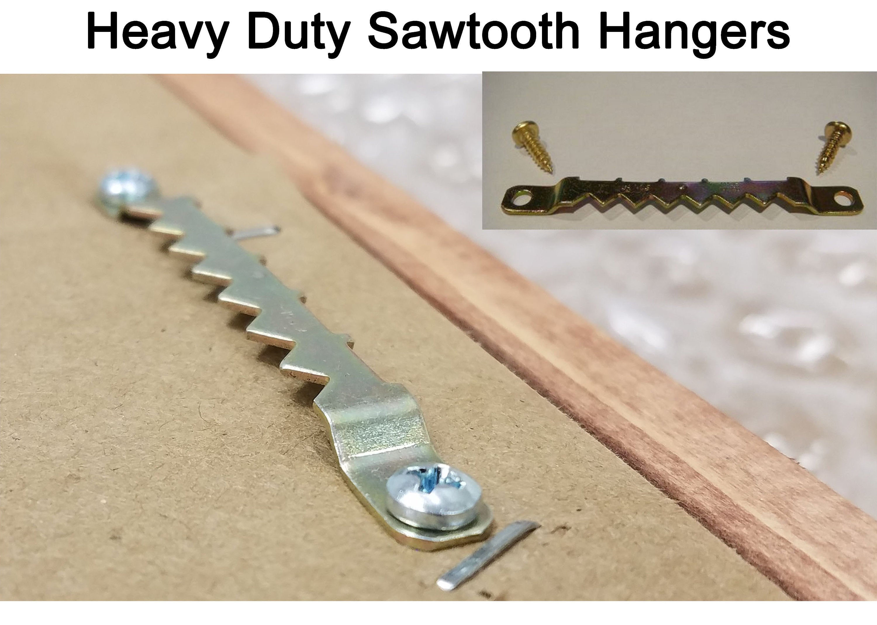 Sawtooth Mirror Hanging Hardware 