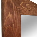 Shiplap Reclaimed Wood Mirror Shown in English Chestnut, 4 Sizes & 20 Stains - Renewed Decor & Storage
