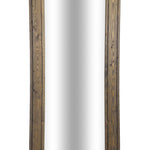 Herringbone Reclaimed Wood Full Length Mirror 2 Sizes & 20 Colors, Shown in Weathered Oak