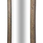 Herringbone Reclaimed Wood Full Length Mirror 2 Sizes & 20 Colors, Shown in Weathered Oak