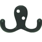 Double Prong Coat Hook Oiled Bronze Finish