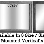 Sydney Rustic Mirror - Renewed Decor & Storage