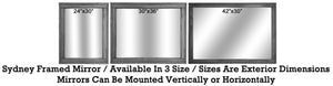 Sydney Rustic Mirror - Renewed Decor & Storage
