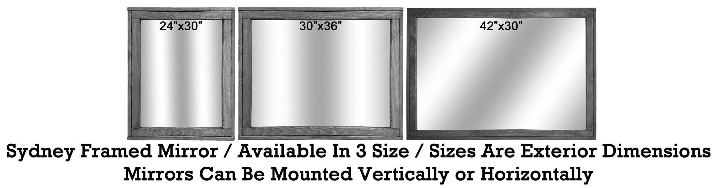 Sydney Rustic Mirror - Renewed Decor & Storage