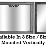 Sydney Rustic Mirror - Renewed Decor & Storage