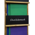 Chalkboard Front Horsham Magazine and Folder Organizer, 20 Stain Colors, Shown in Driftwood
