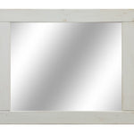 Natural Rustic Wall Mirror, Reclaimed Styled Wood Mirror, Vanity Mirror, Barnwood Mirror, Farmhouse Wall Decor, Bathroom Decor - Renewed Decor & Storage