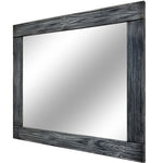 Natural Rustic Wall Mirror, Vanity Mirror, Vintage Mirror, Wood Mirror, Bathroom Mirror, Farmhouse Wall Decor, Nursery Decor, Kitchen Decor - Renewed Decor & Storage
