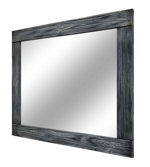 Natural Rustic Wall Mirror, Vanity Mirror, Vintage Mirror, Wood Mirror, Bathroom Mirror, Farmhouse Wall Decor, Nursery Decor, Kitchen Decor - Renewed Decor & Storage