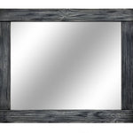 Natural Rustic Wall Mirror, Vanity Mirror, Vintage Mirror, Wood Mirror, Bathroom Mirror, Farmhouse Wall Decor, Nursery Decor, Kitchen Decor - Renewed Decor & Storage