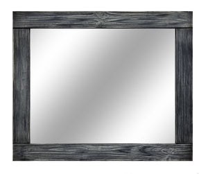 Natural Rustic Wall Mirror, Vanity Mirror, Vintage Mirror, Wood Mirror, Bathroom Mirror, Farmhouse Wall Decor, Nursery Decor, Kitchen Decor - Renewed Decor & Storage