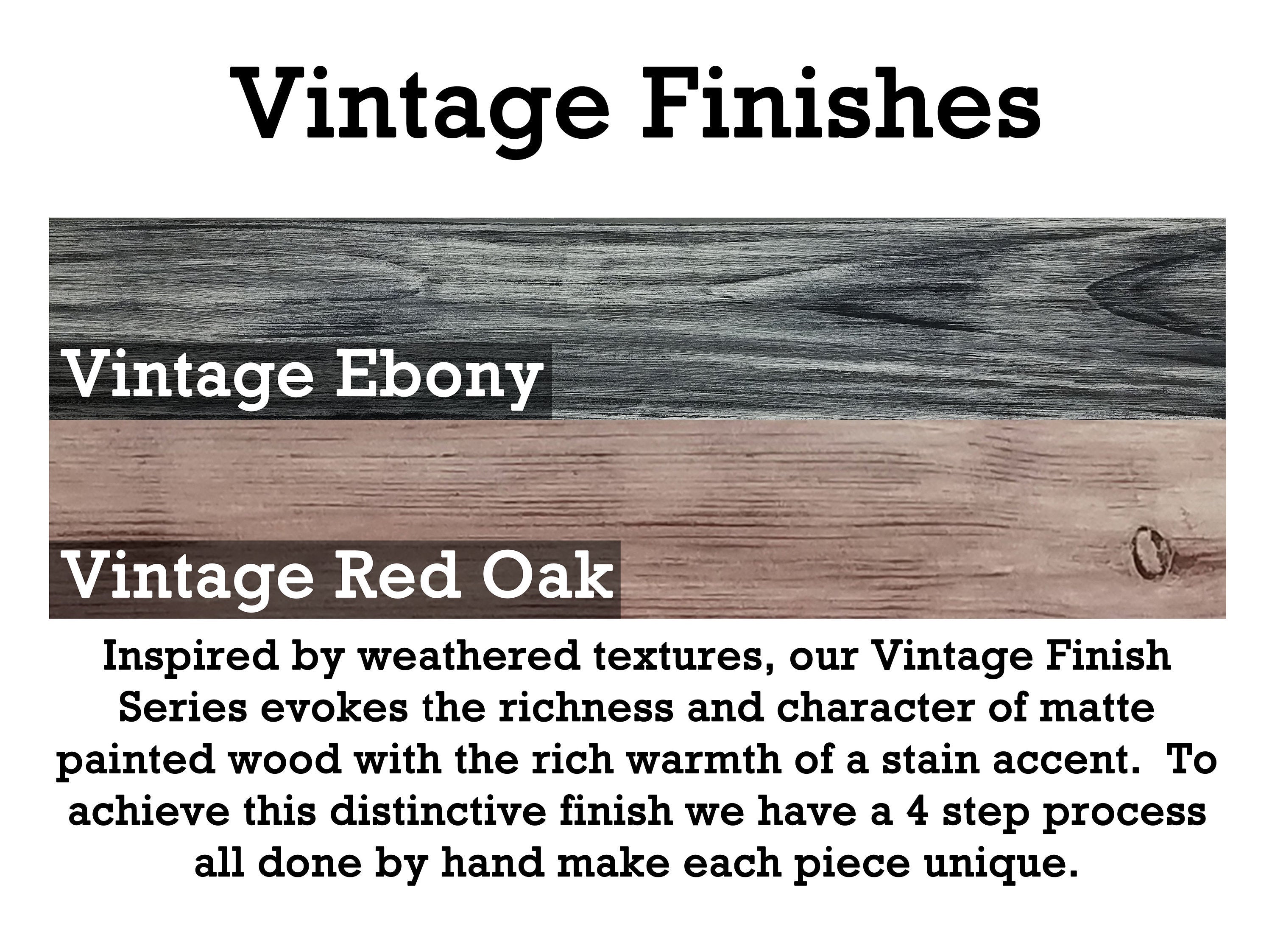 2 Vintage Paint Finishes
