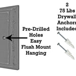 Flush Mount with Wall Anchors