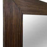 Shiplap Reclaimed Wood Mirror Shown in Jacobean, 4 Sizes & 20 Stains - Renewed Decor & Storage