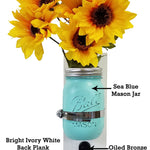 Shabby Chic Mason Wall Sconce & Key Hook Info