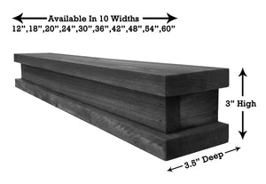 Shiplap Wood Floating Shelf, Display Shelf - Renewed Decor & Storage
