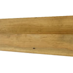 Extra Deep Farmhouse Shelf with Ledge, 7 Sizes & 20 Colors, Shown in Driftwood