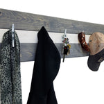 Cape May Boat Cleat Wall Hooks - 400 Color Combinations, Shown in Classic Gray & Bright Ivory White