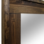Modern Rustic Wood Framed Wall Mirror - Renewed Decor & Storage