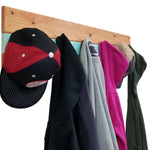 Cape May Boat Cleat Wall Hooks - 400 Color Combinations, Colonial Maple & Sea Blue