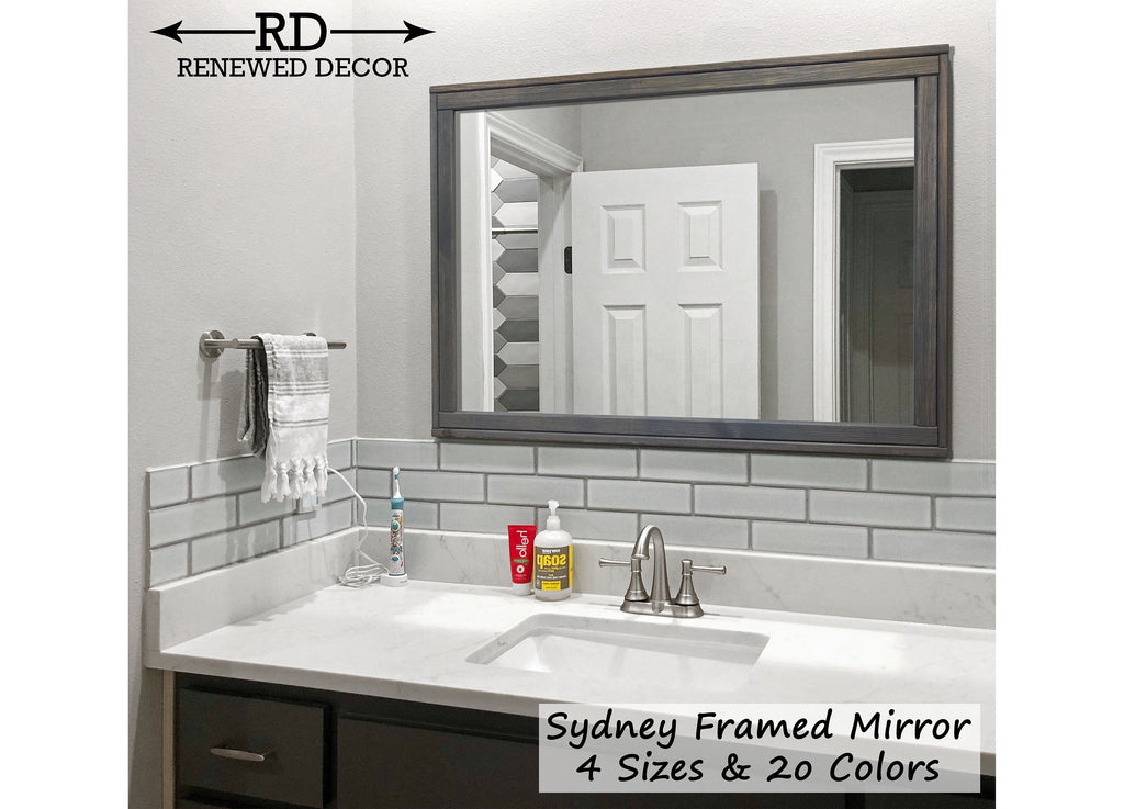 Sydney Rustic Mirror - Renewed Decor & Storage