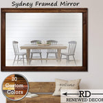 Sydney Rustic Mirror - Renewed Decor & Storage