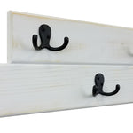 Arbor Way Wall Hooks - 20 Paint Colors, Shown in Bright Ivory White

