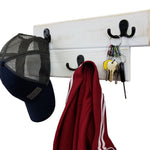 Arbor Way Wall Hooks - 20 Paint Colors, Shown in Bright Ivory White
