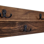 Arbor Way Wall Hooks - 20 Stain Colors, Shown in Special Walnut