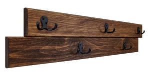 Arbor Way Wall Hooks - 20 Stain Colors, Shown in Special Walnut