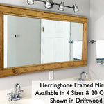 Herringbone Stain Samples - Renewed Decor & Storage
