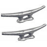 Boat Cleat 4" Galvanized Steel by Renewed Decor & Storage