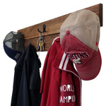 Arbor Way Wall Hooks - 20 Stain Colors, Shown in Special Walnut