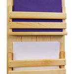 Lawndale Dual Bin Mail Organizer, 20 Stain Colors - Renewed Decor & Storage