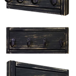 Herringbone Wall Hook Coat Rack 4 Sizes & 20 Colors, Kettle Black & Oiled Bronze Hooks